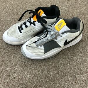 Nike Ja 1 Wet Cement Low Mens Basketball Shoes White Gray DR8785-100 VNDS Sz